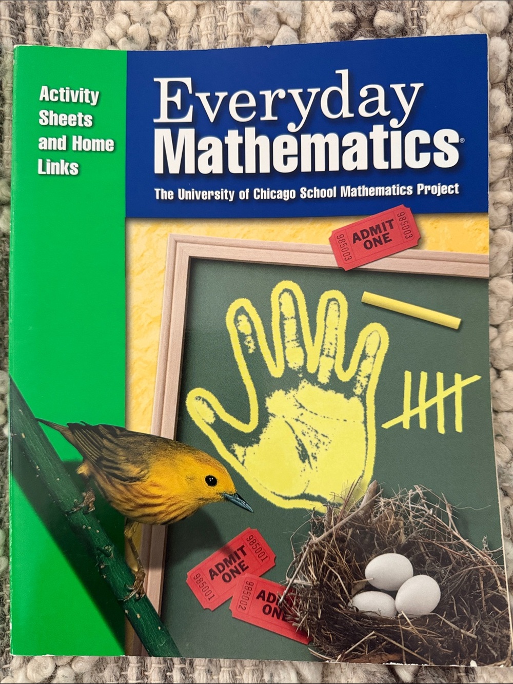 Everyday Mathematics Activity Sheets and Home Links - Green/Blue